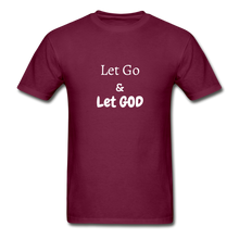 Load image into Gallery viewer, Let Go Men&#39;s T-Shirt - burgundy