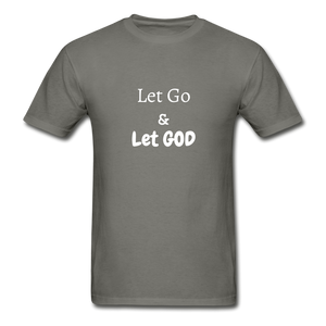 Let Go Men's T-Shirt - charcoal