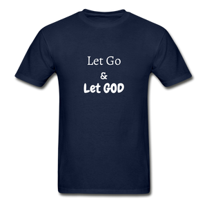 Let Go Men's T-Shirt - navy