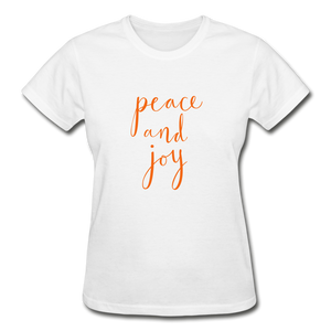 Peace & Joy Women's T-Shirt - white