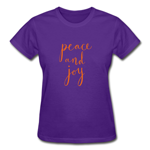Peace & Joy Women's T-Shirt - purple