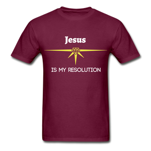 Resolution Men's T-Shirt - burgundy