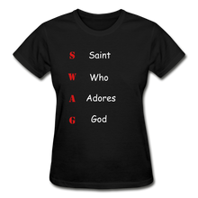 Load image into Gallery viewer, S.W.A.G. Women&#39;s T-Shirt - black