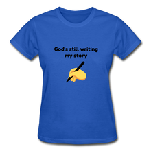 Load image into Gallery viewer, Still Writing Women&#39;s T-Shirt - royal blue
