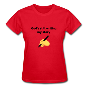 Still Writing Women's T-Shirt - red