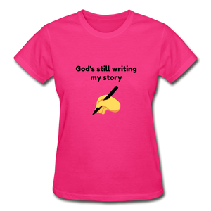 Still Writing Women's T-Shirt - fuchsia