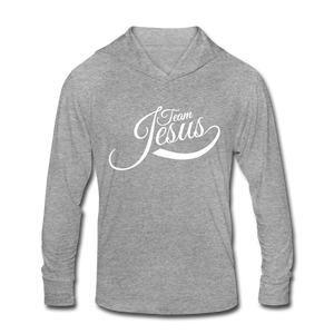 Team Jesus Hoodie Shirt - heather gray