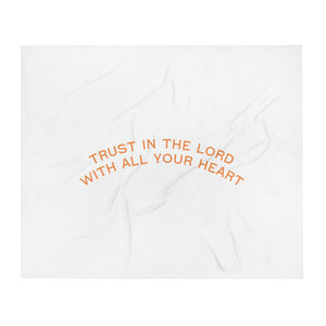 Trust in the Lord Throw Blanket