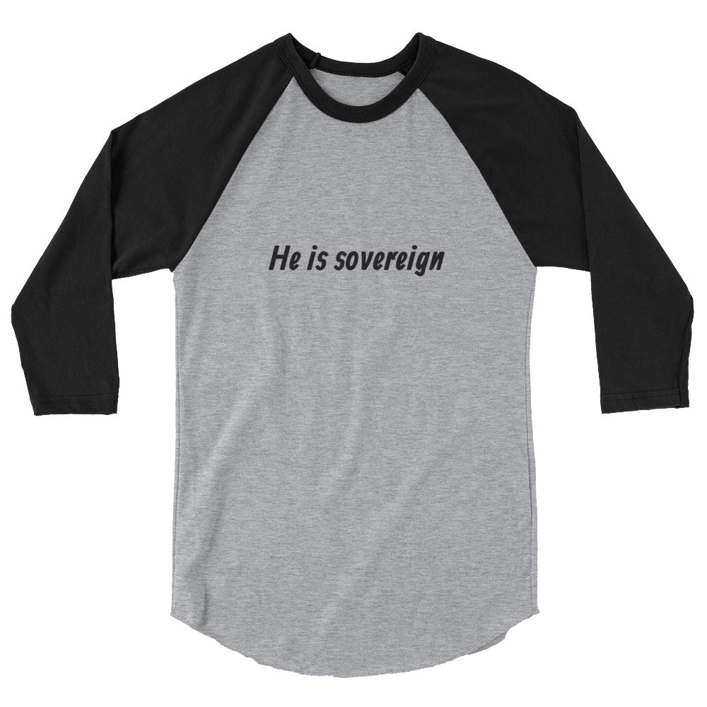 He is Sovereign Men's 3/4 Sleeve Shirt