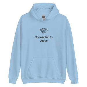 Connected To Jesus Unisex Hoodie
