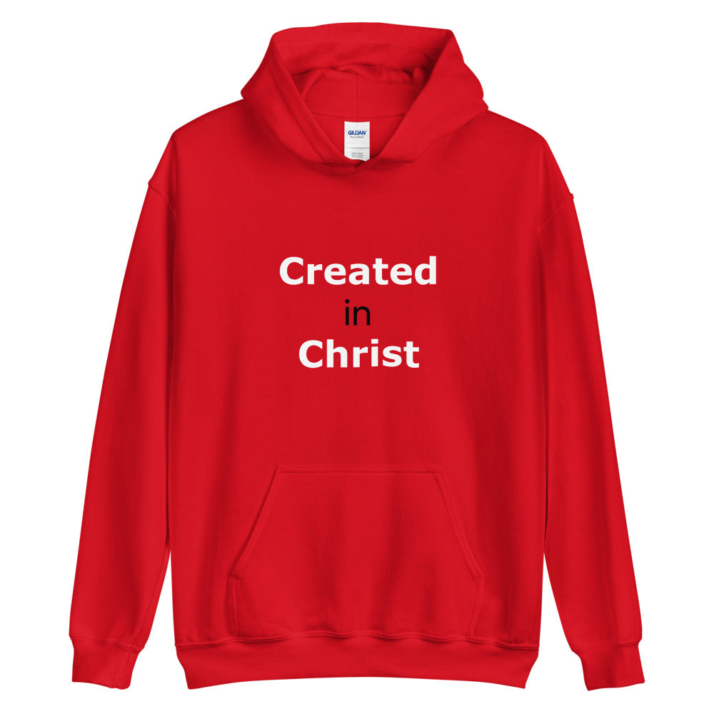 Created in Christ Women's Hoodie (Unisex Sizing)