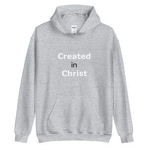 Created in Christ Women's Hoodie (Unisex Sizing)