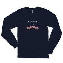 Load image into Gallery viewer, Choose to Forgive Men&#39;s Long Sleeve