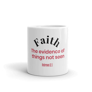 Faith Evidence Coffee Mug